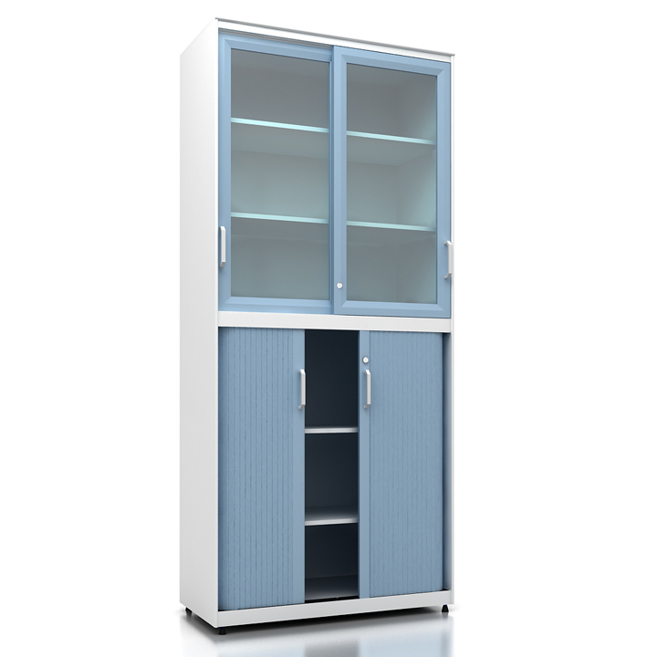 上(shàng)玻璃移門(mén)下(xià)捲門(mén)櫃